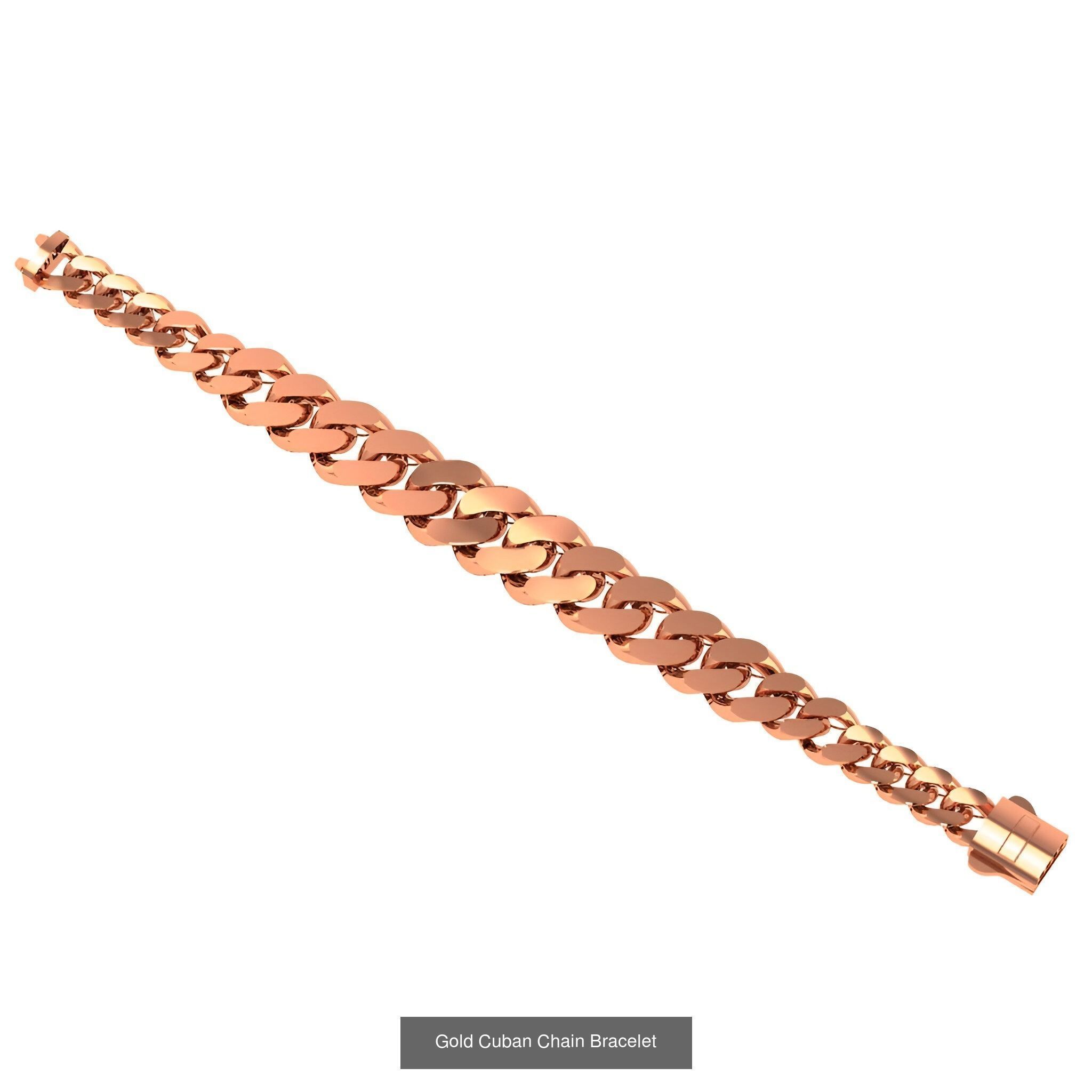 121 Cuban Chain Bracelet Necklace Collection _47