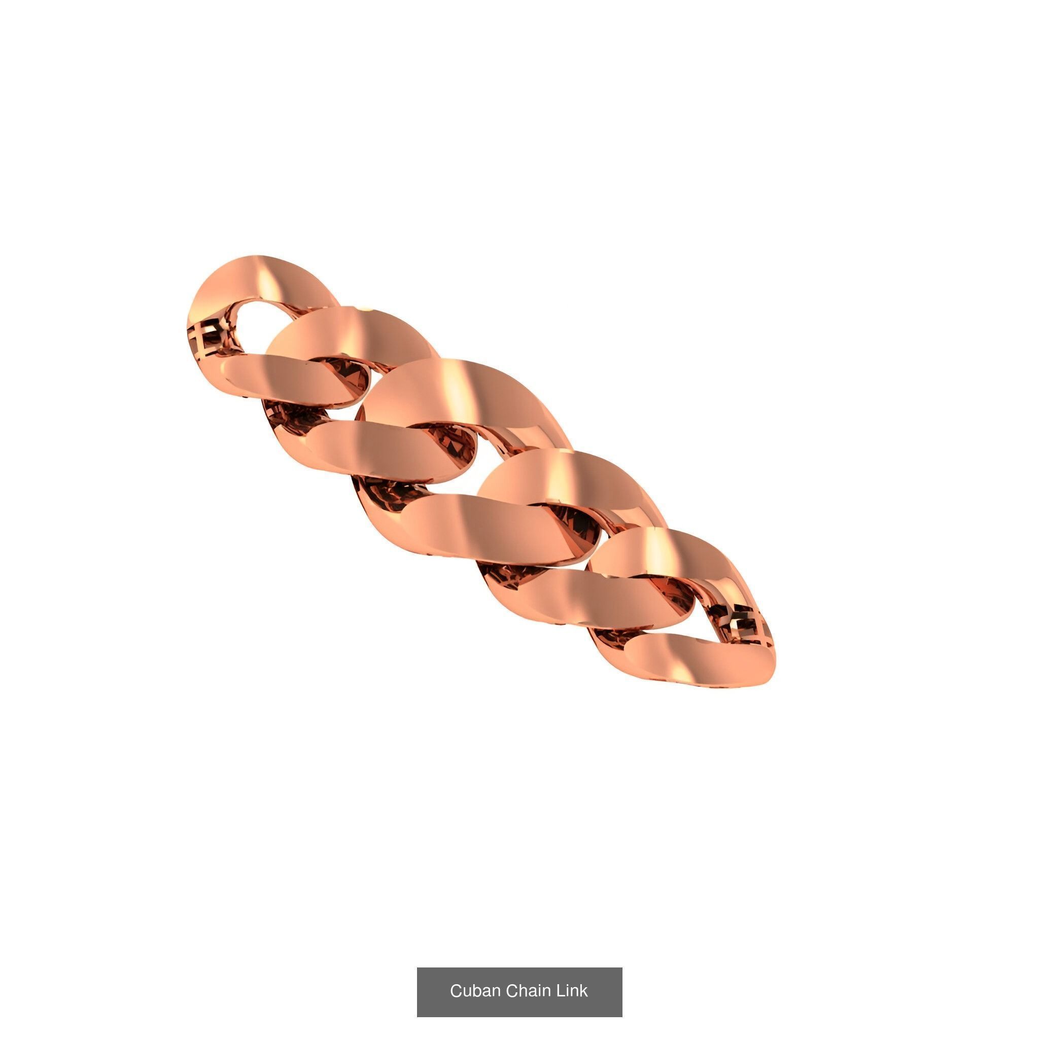 121 Cuban Chain Bracelet Necklace Collection _125