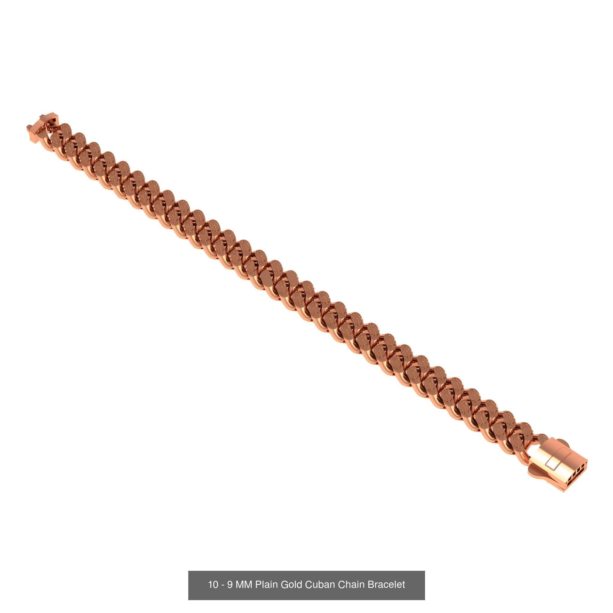 121 Cuban Chain Bracelet Necklace Collection _34