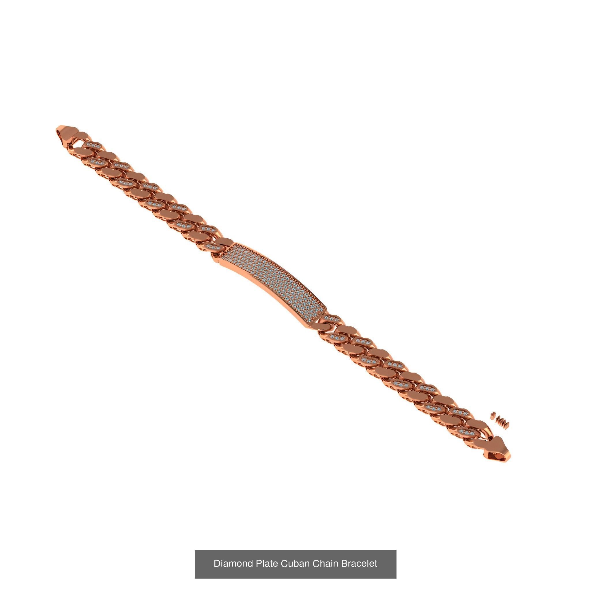 121 Cuban Chain Bracelet Necklace Collection _37