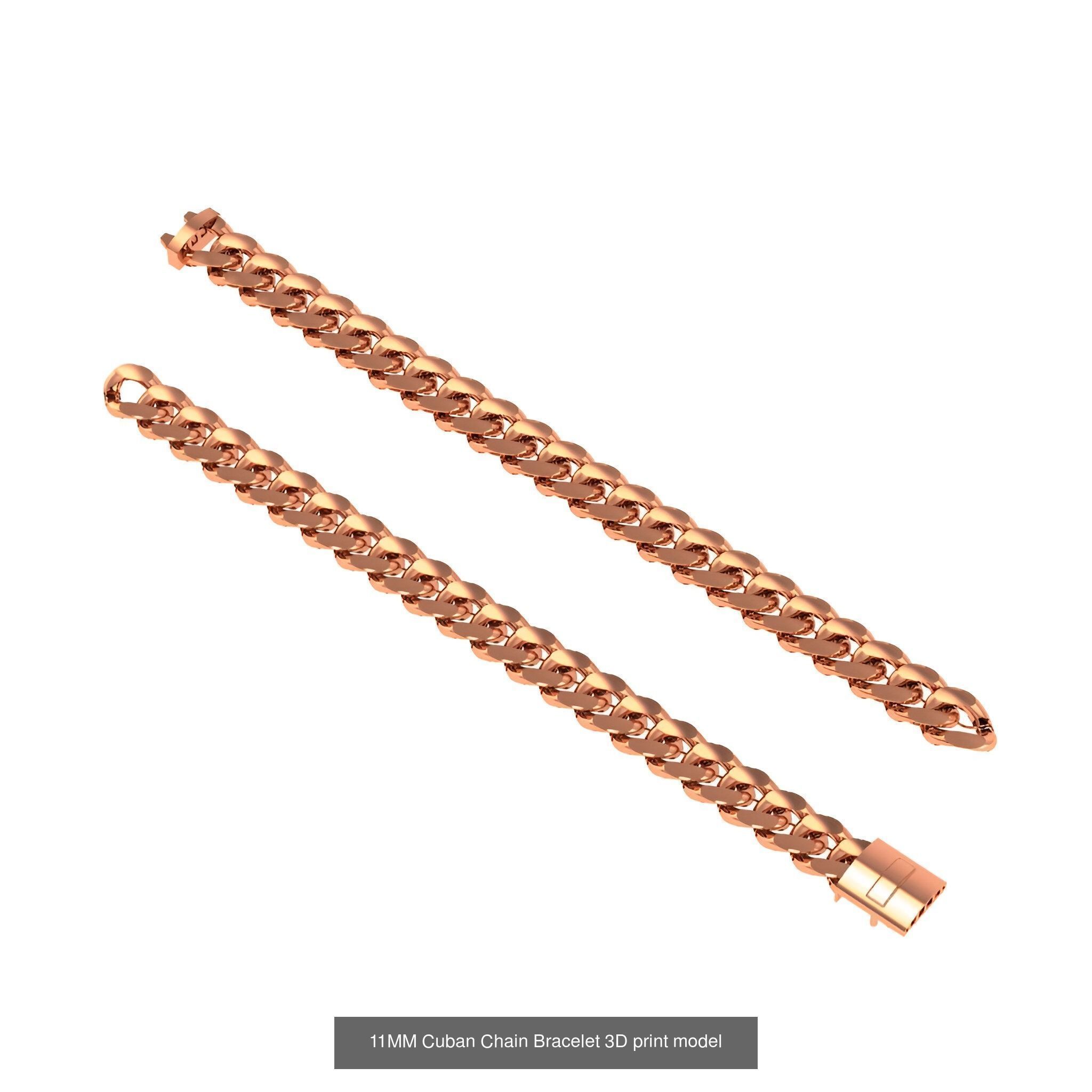 121 Cuban Chain Bracelet Necklace Collection _44