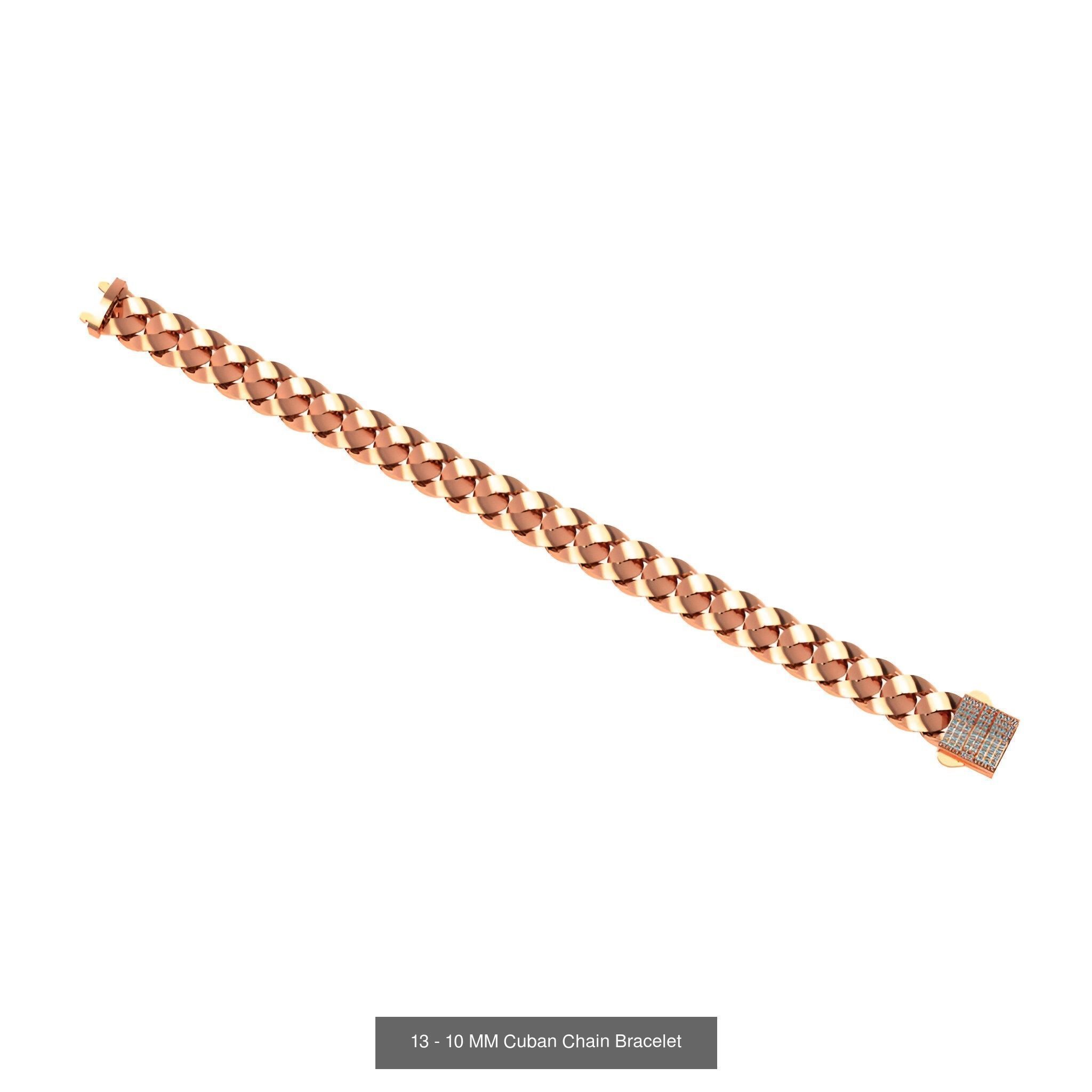 121 Cuban Chain Bracelet Necklace Collection _84