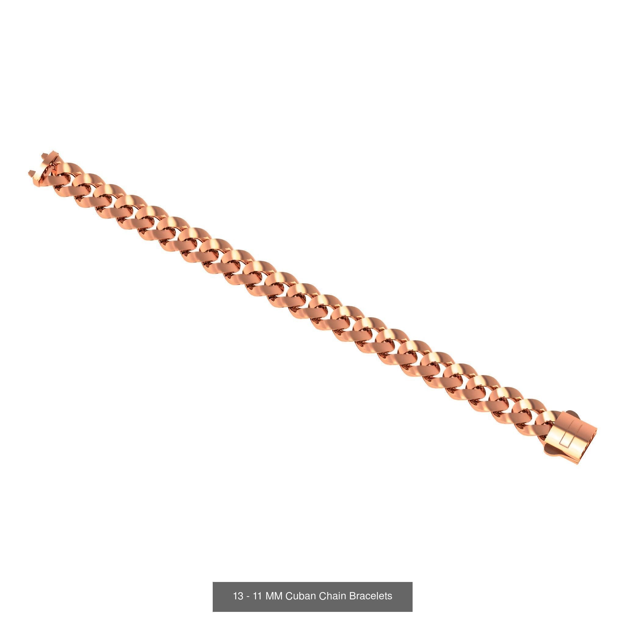 121 Cuban Chain Bracelet Necklace Collection _89