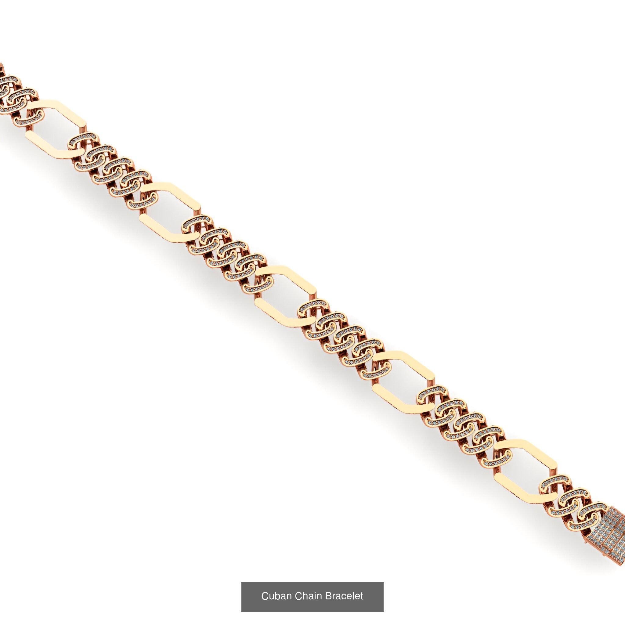 121 Cuban Chain Bracelet Necklace Collection _116