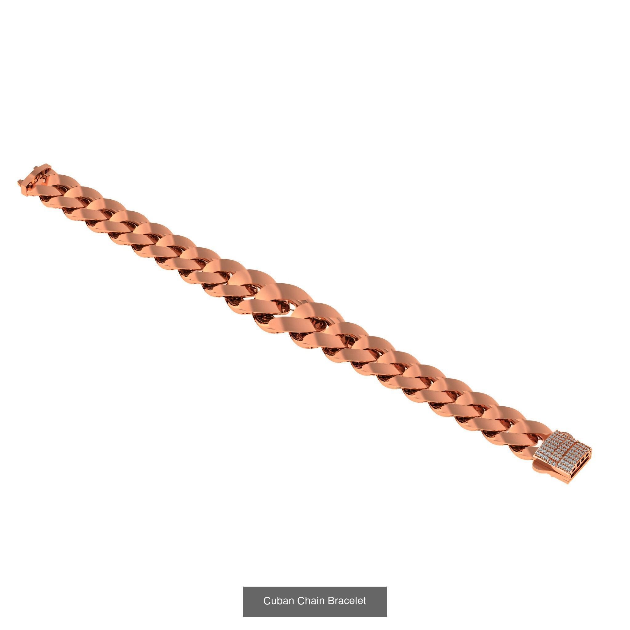 121 Cuban Chain Bracelet Necklace Collection _67