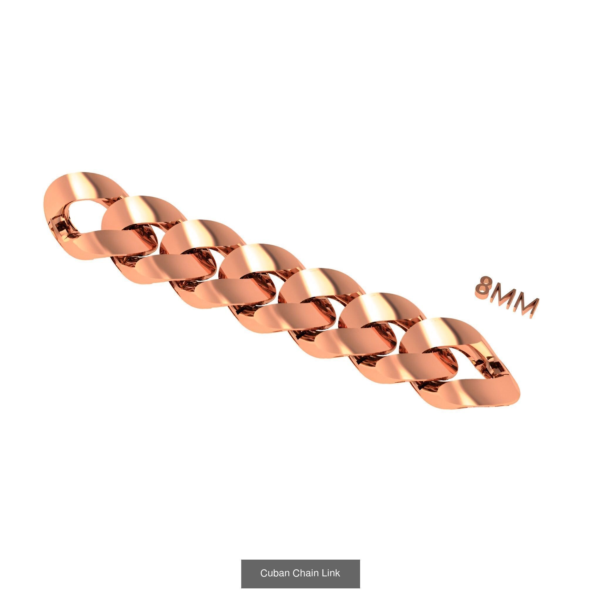 121 Cuban Chain Bracelet Necklace Collection _112