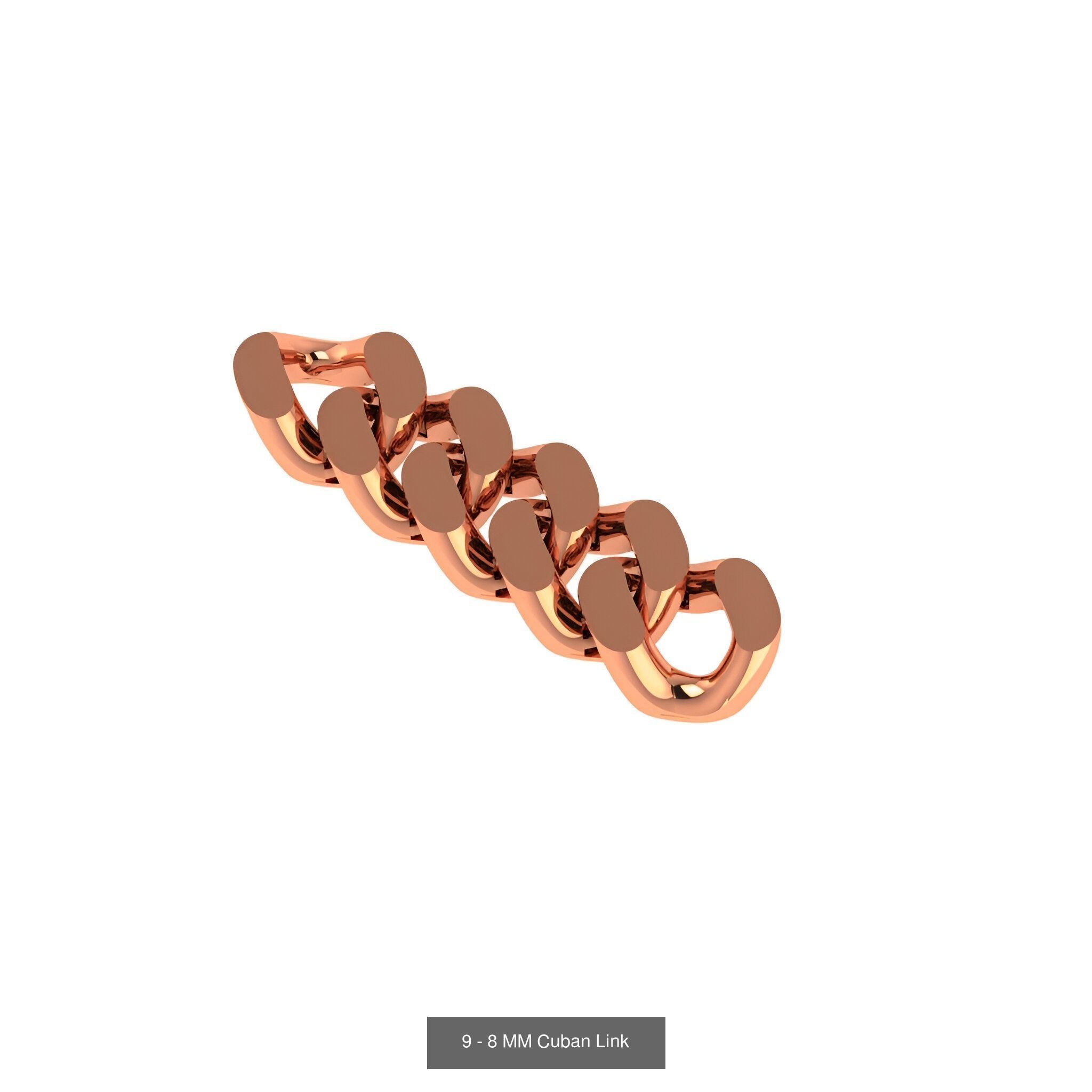 121 Cuban Chain Bracelet Necklace Collection _64