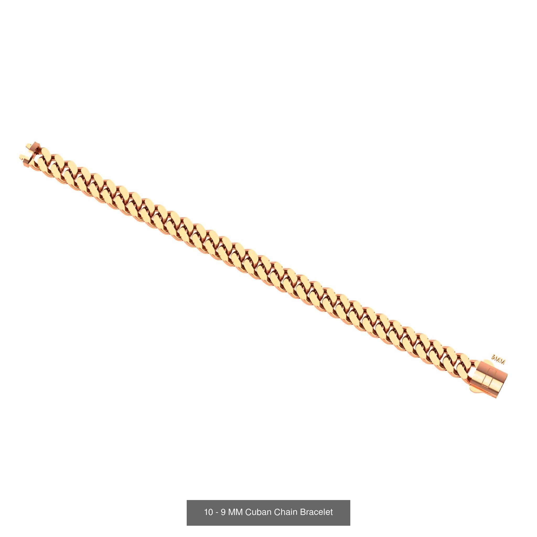 121 Cuban Chain Bracelet Necklace Collection _72