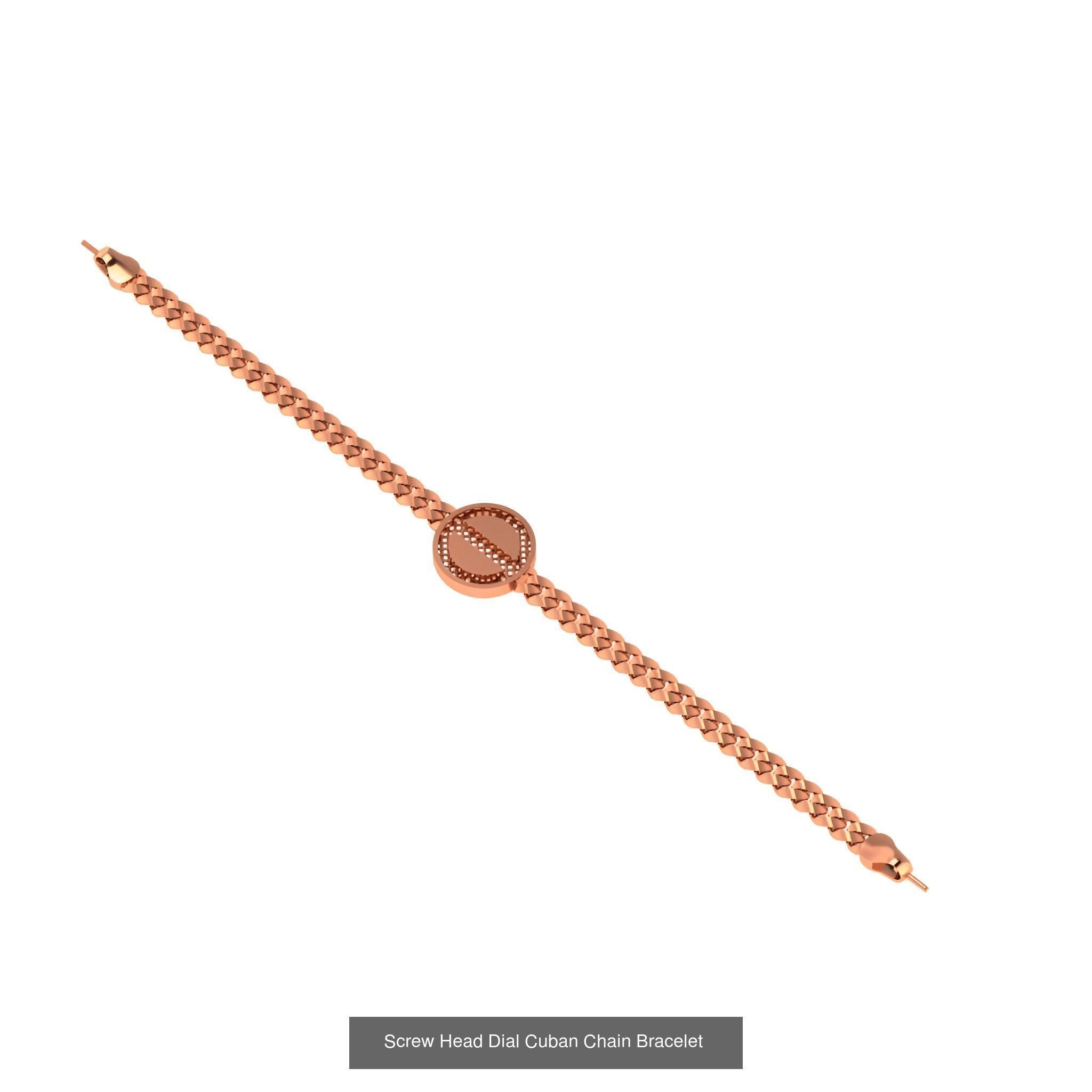 121 Cuban Chain Bracelet Necklace Collection _25