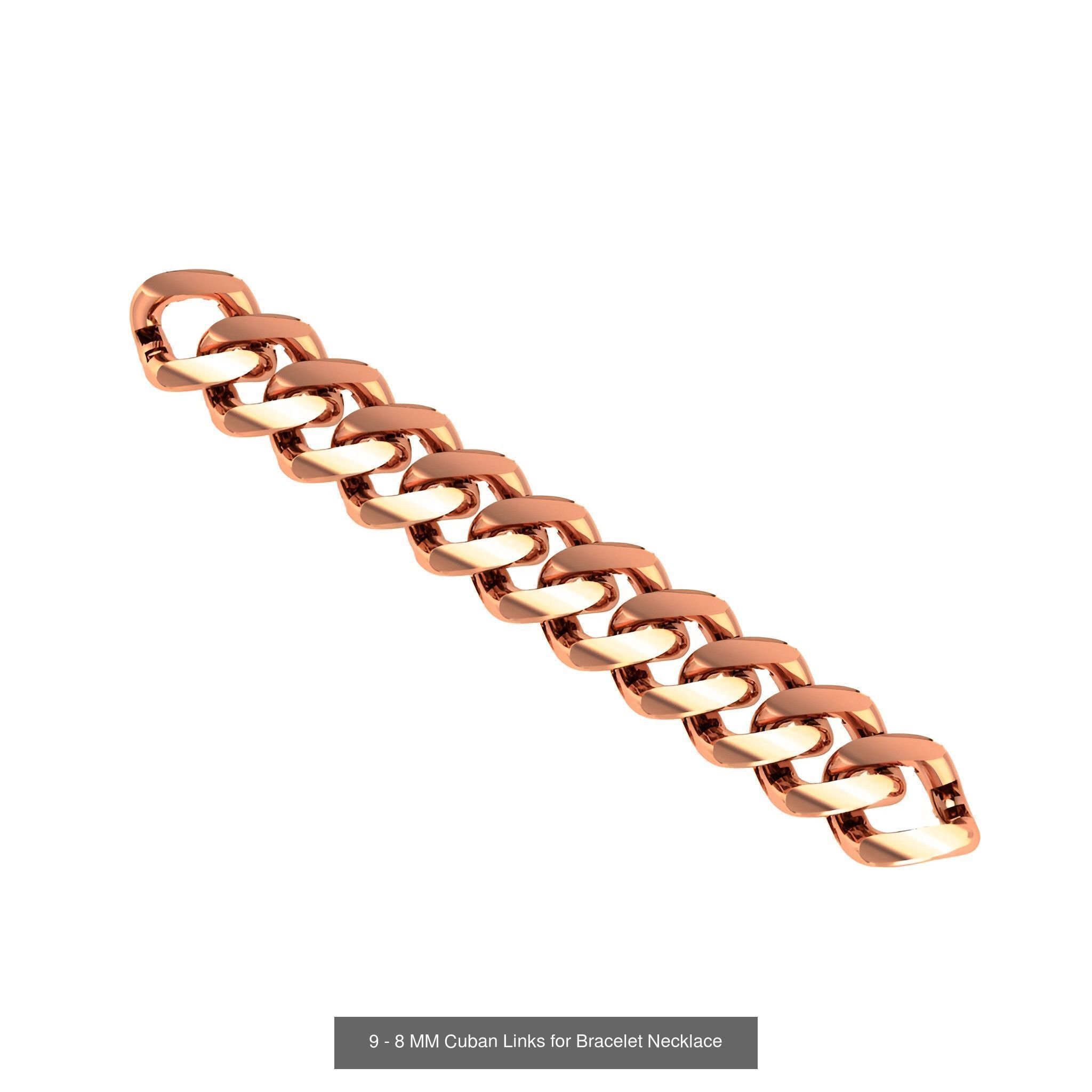 121 Cuban Chain Bracelet Necklace Collection _27