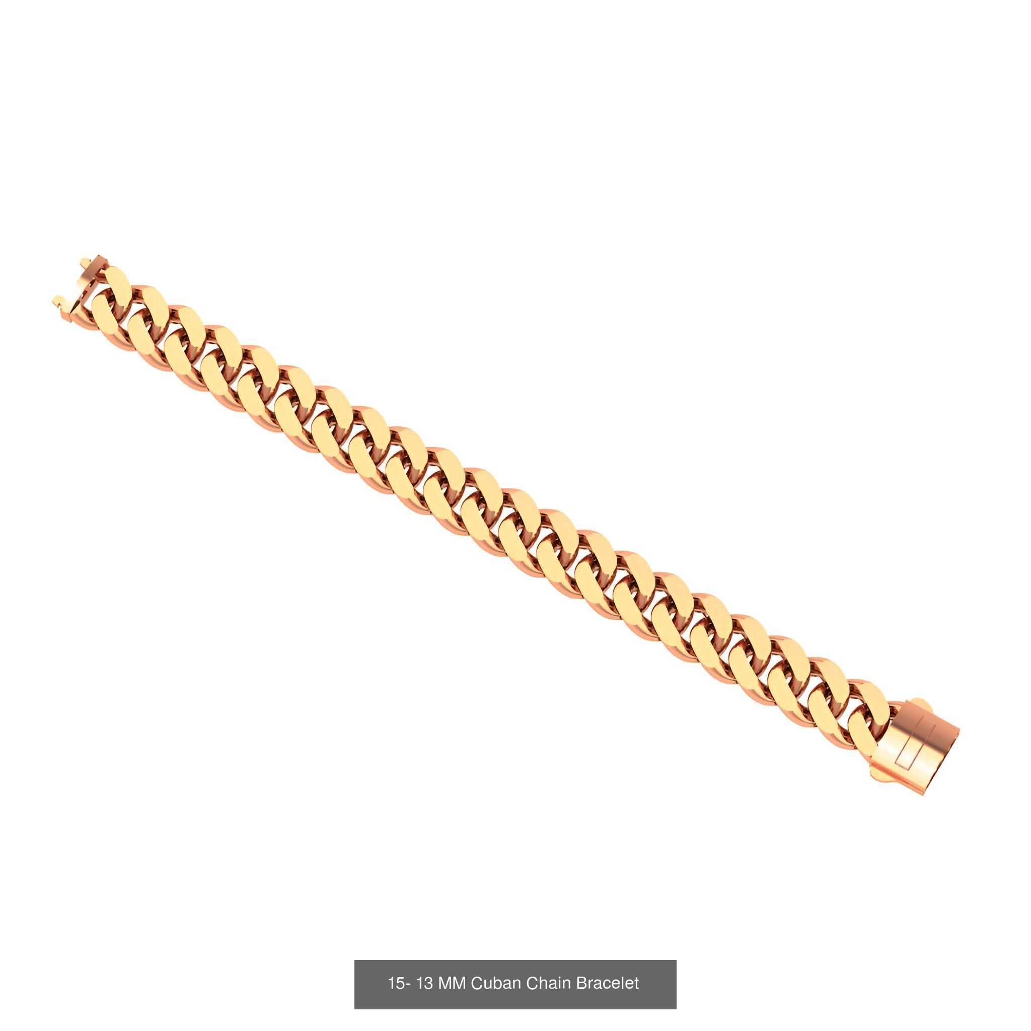 121 Cuban Chain Bracelet Necklace Collection _103