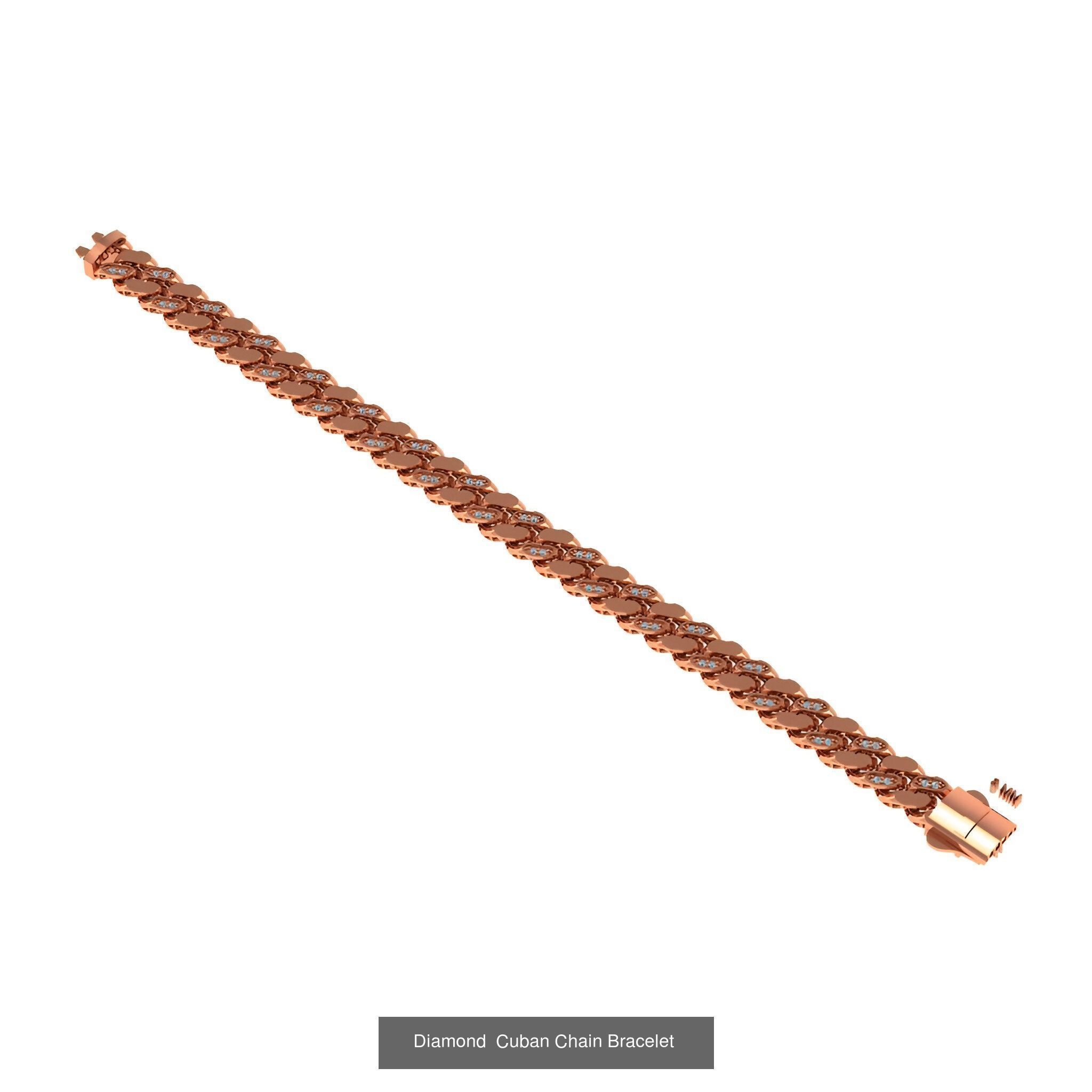 121 Cuban Chain Bracelet Necklace Collection _39