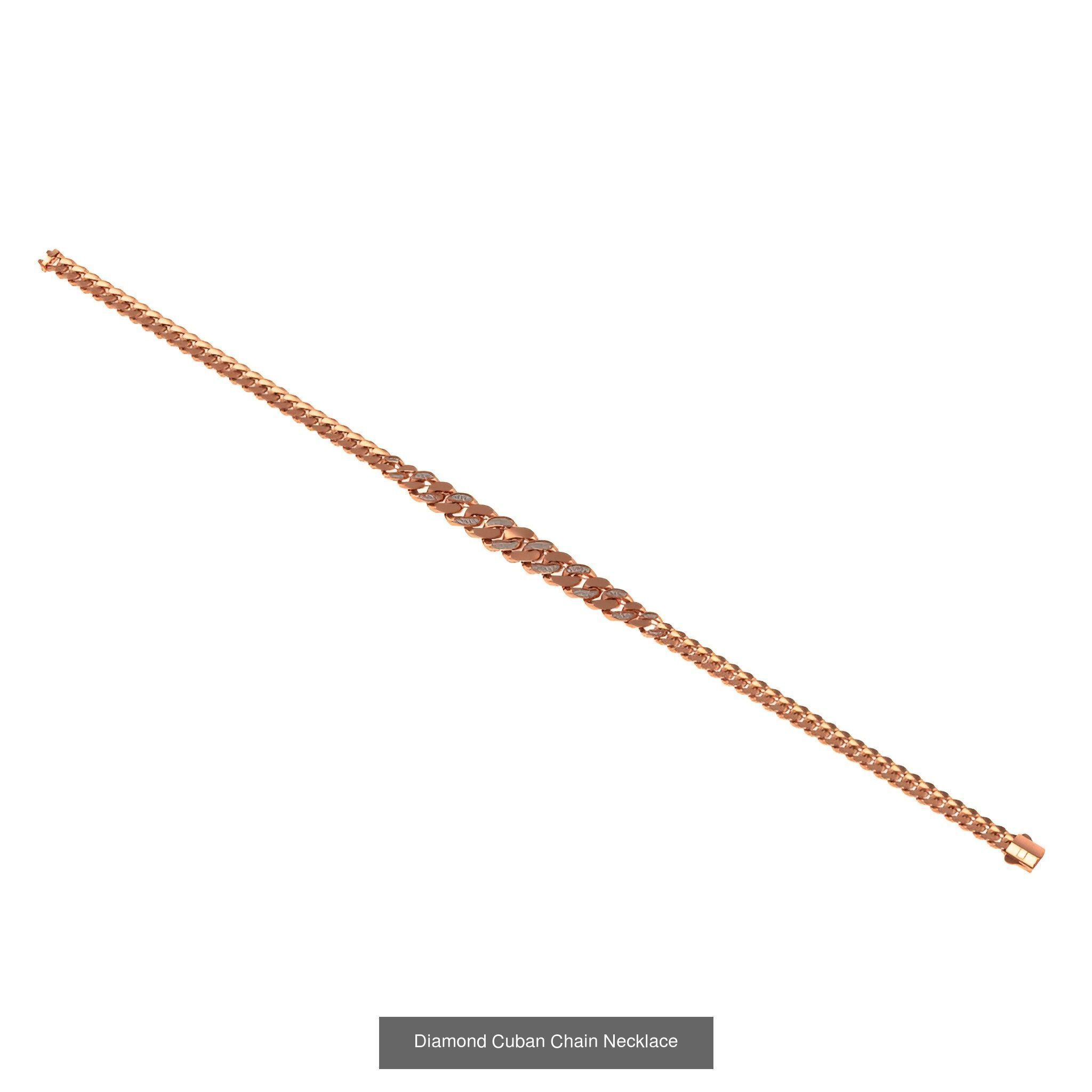 121 Cuban Chain Bracelet Necklace Collection _17