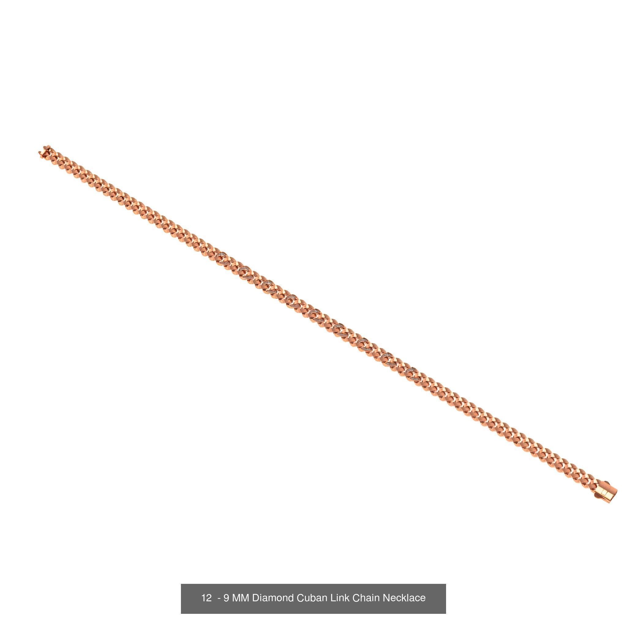 121 Cuban Chain Bracelet Necklace Collection _16