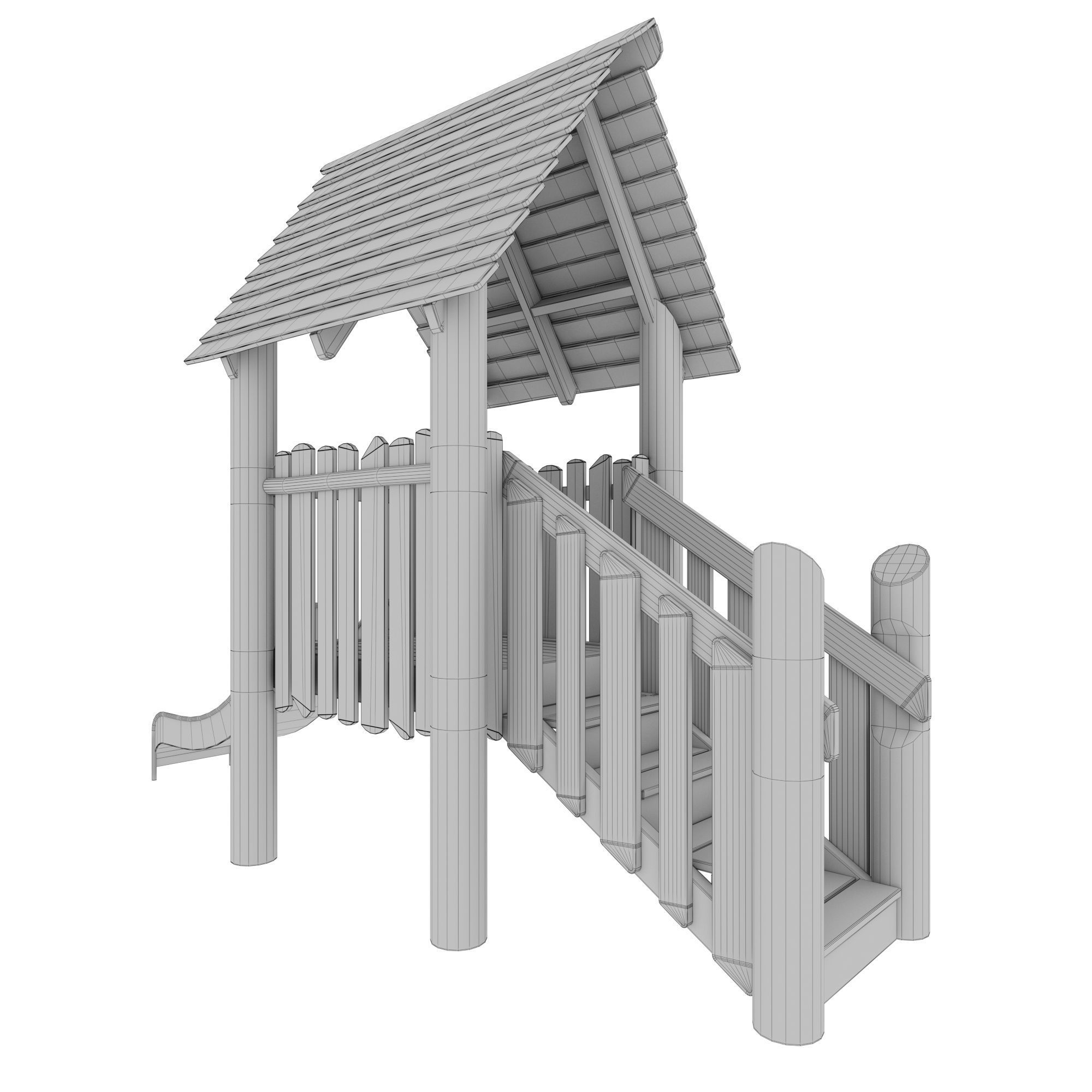 House with slide DK-18864 3D model_12