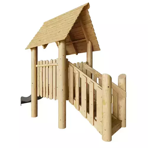 House with slide DK-18864 3D model