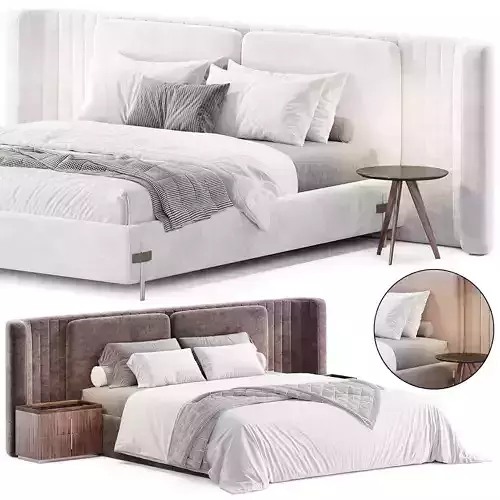 Eva Modern Bed 3D model