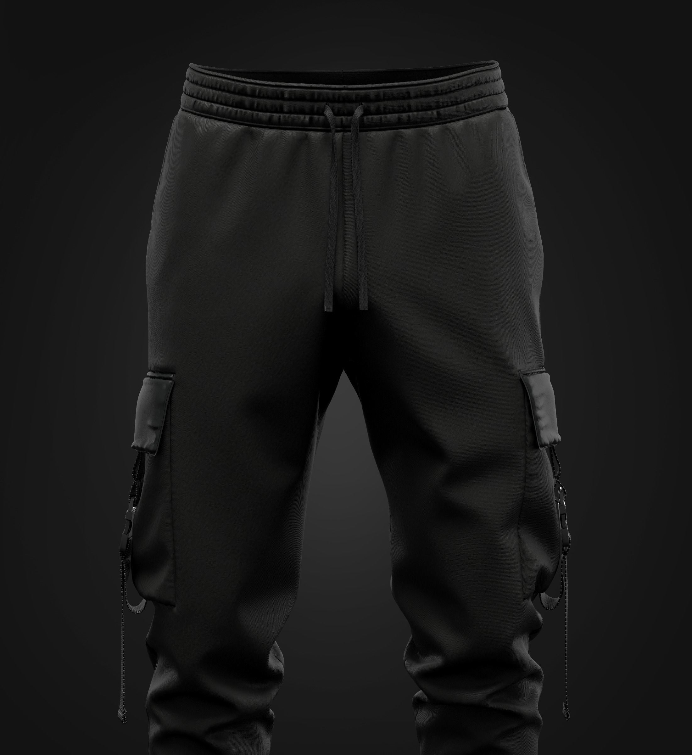 Tactical Uniform Set for men 3D model_15