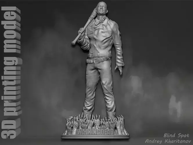 The Walking dead Negan 3D print model