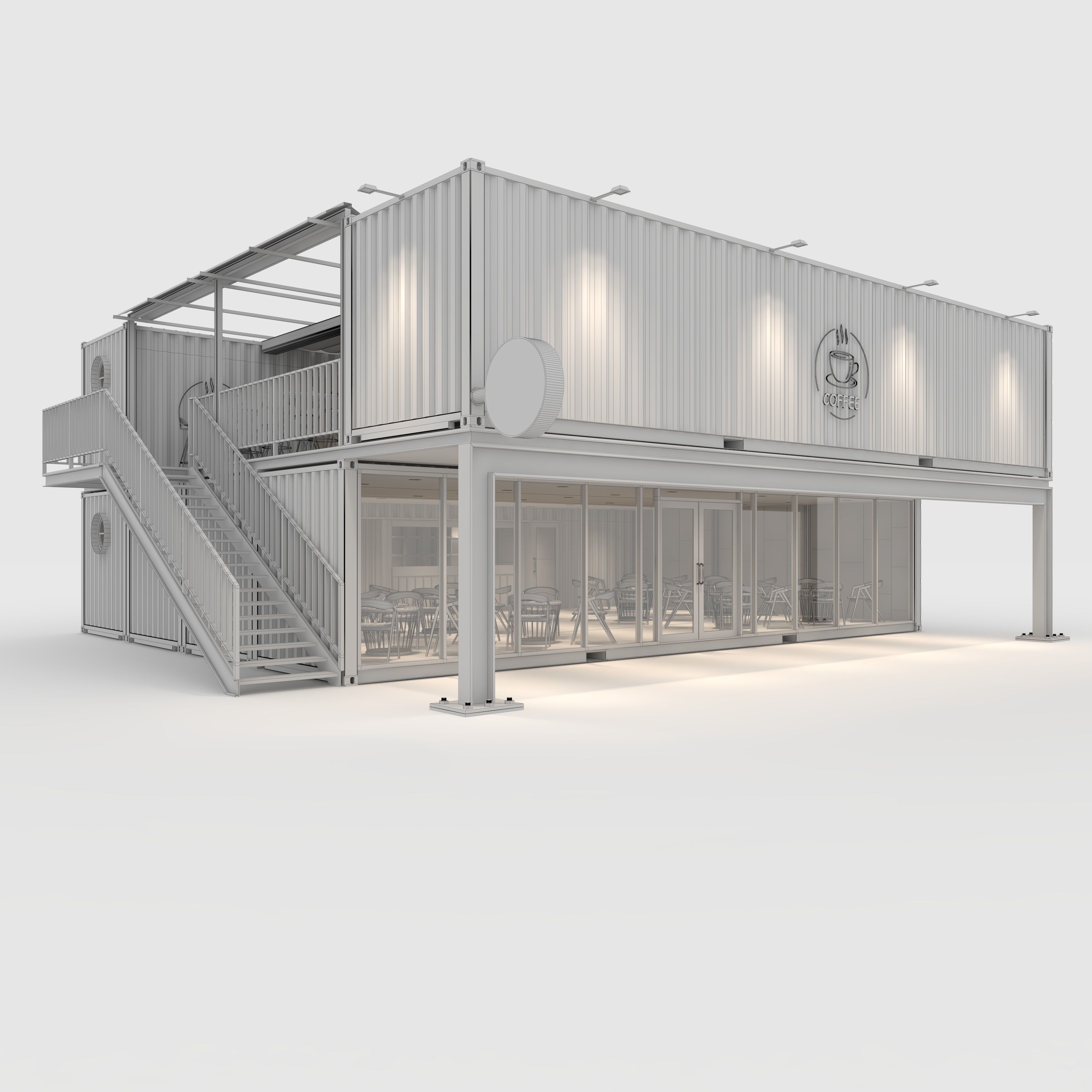 Container Cafe 14 3D model_1