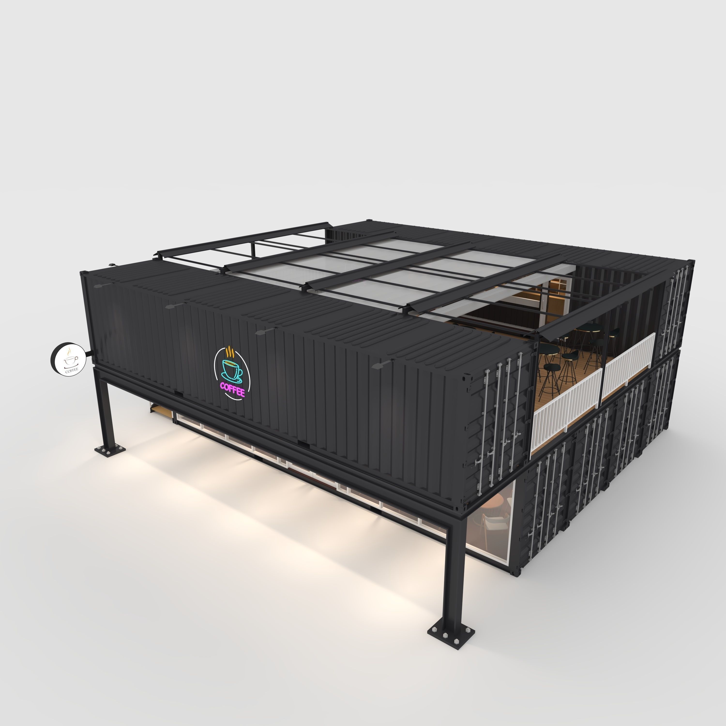 Container Cafe 14 3D model_12