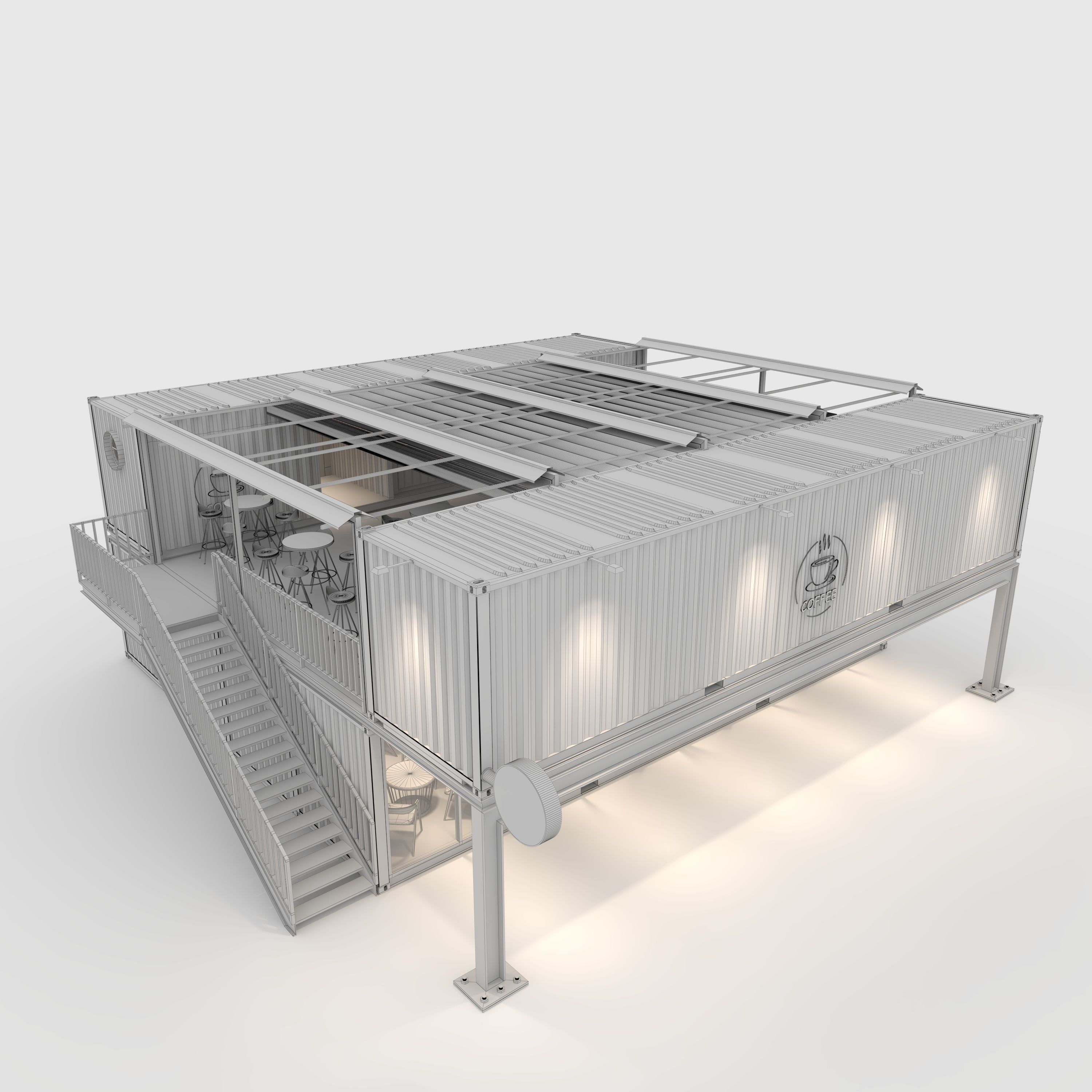 Container Cafe 14 3D model_9