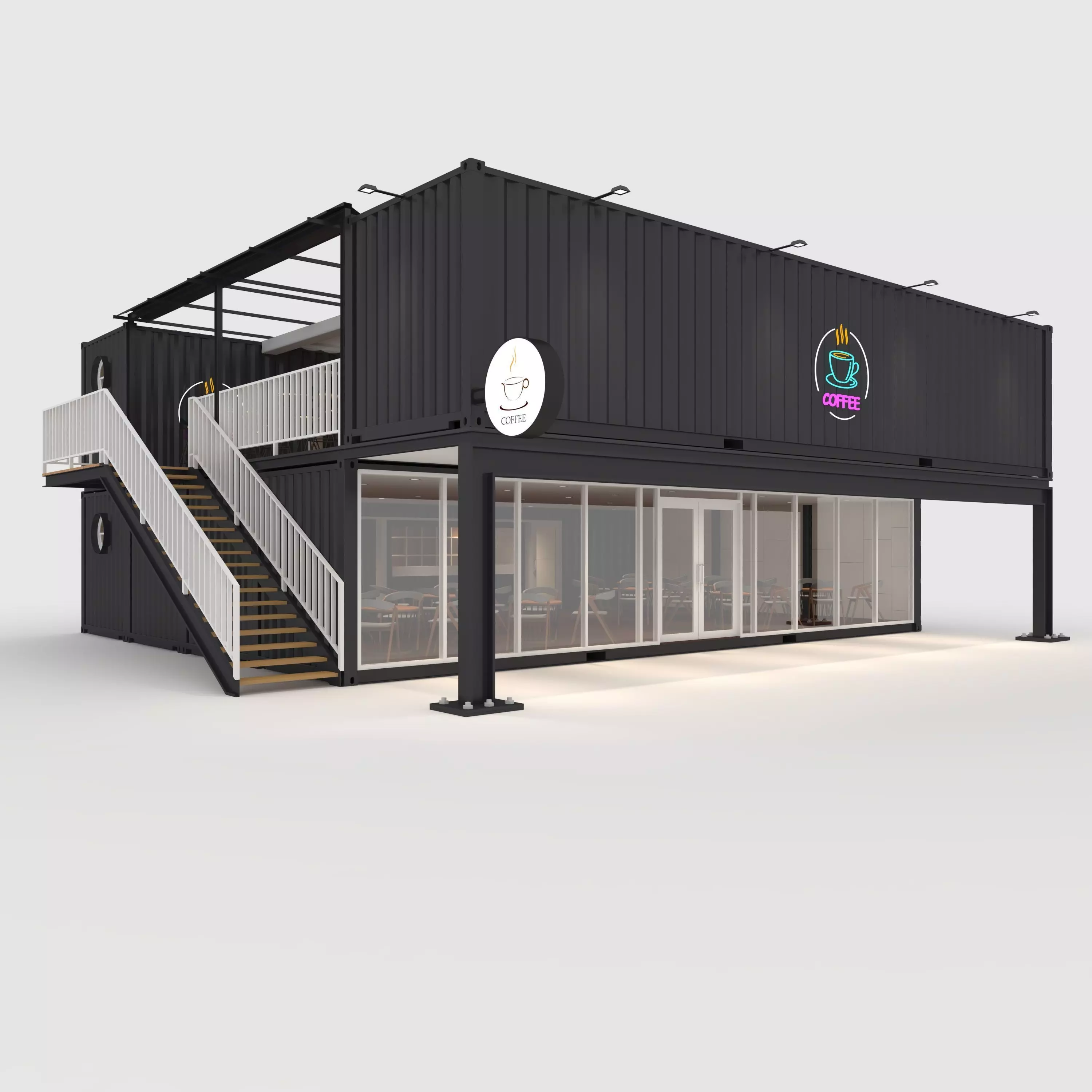 Container Cafe 14 3D model_0