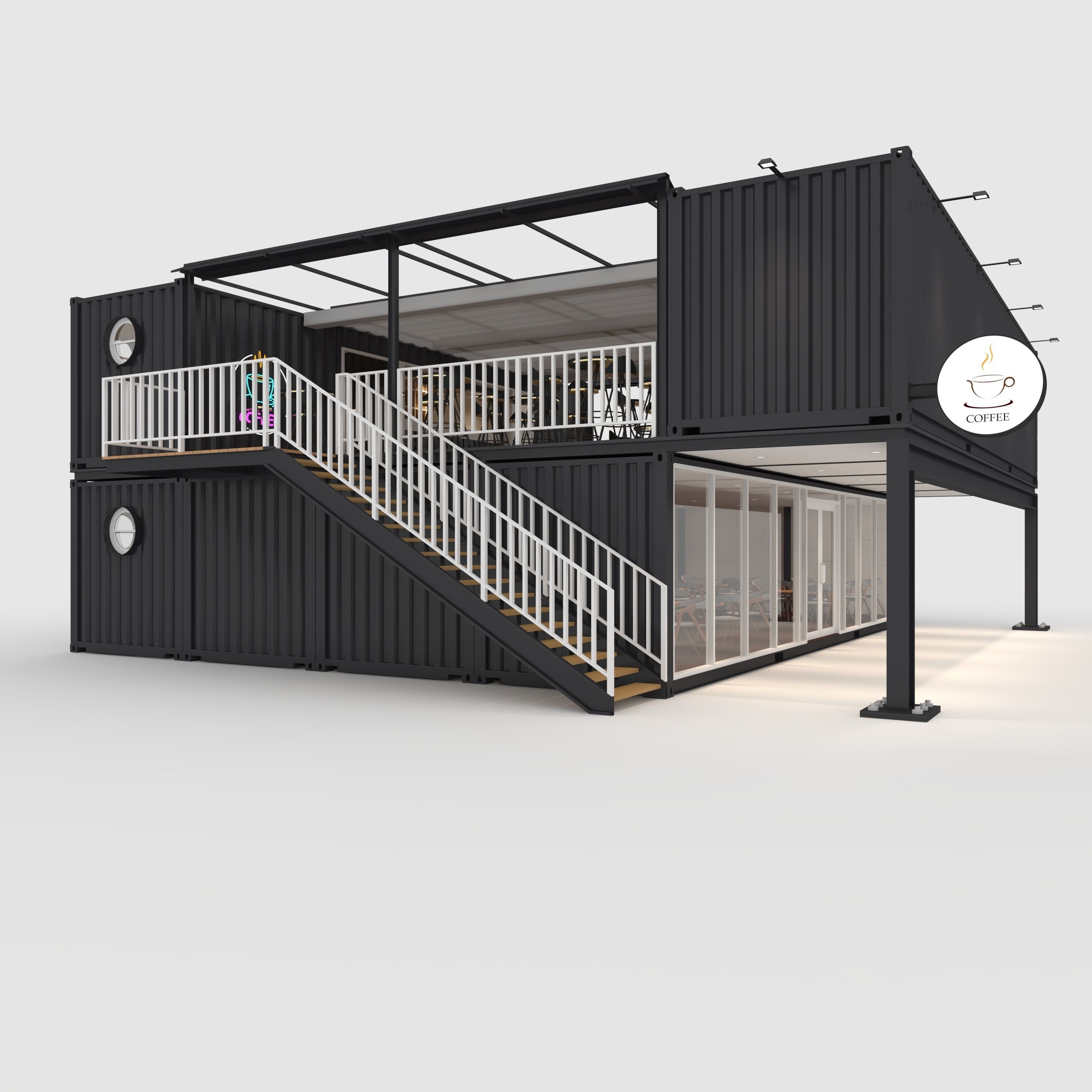 Container Cafe 14 3D model_16