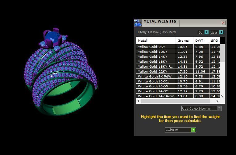 Rings 3D print model_4