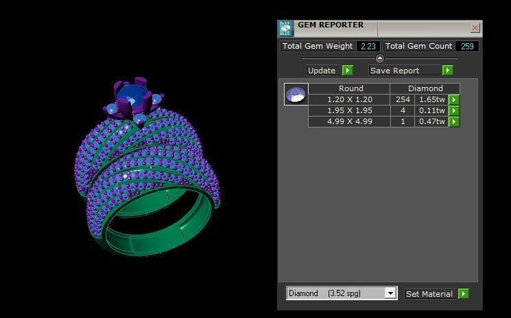Rings 3D print model_3