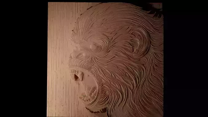 The Skunk Ape CNC 3d Print High Relief Sand Casting