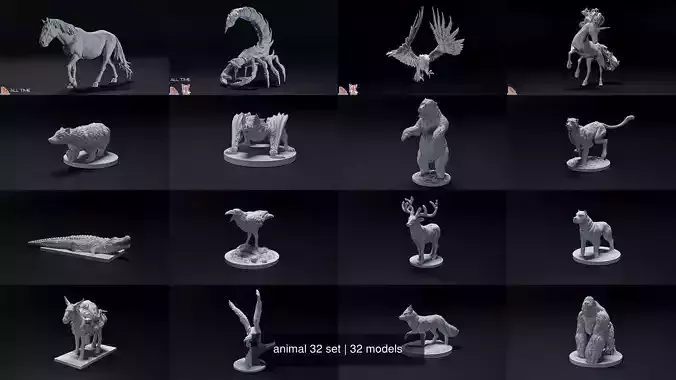 animal 32 set