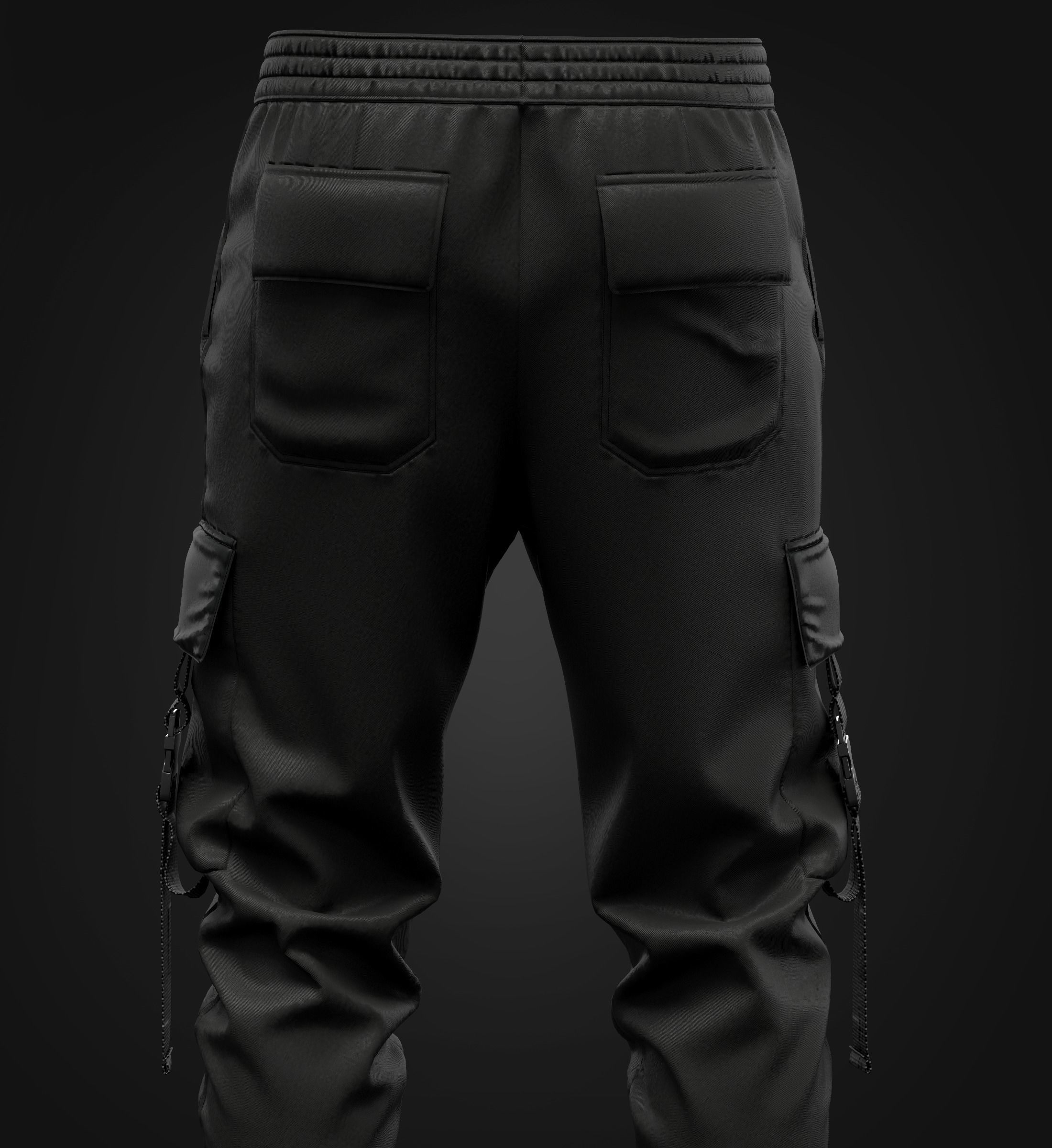 Tactical Uniform for men 3D model_15