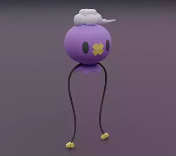 Drifloom pokemon 3D model