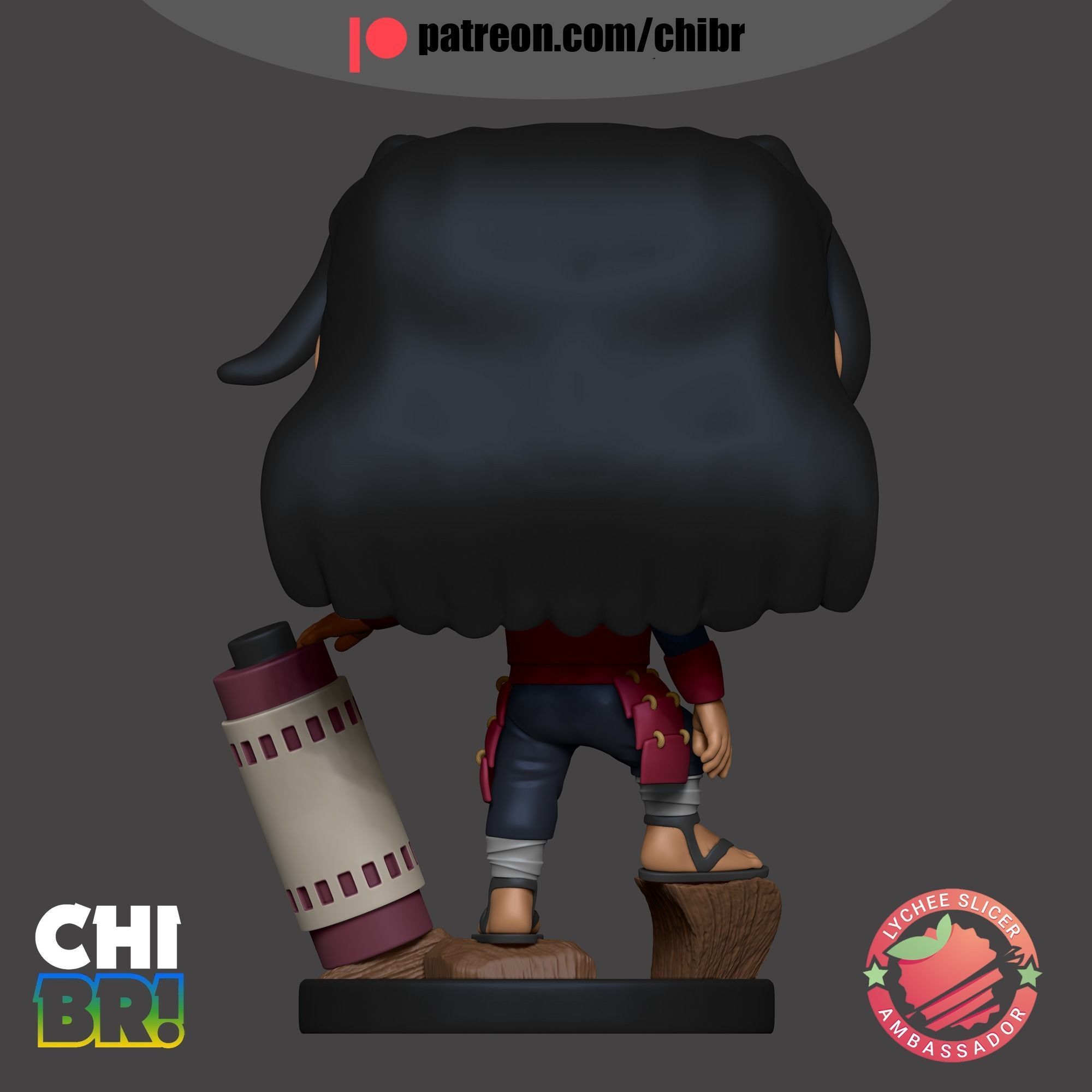 HASHIRAMA - NARUTO - FUNKO - SIMPLE BASE 3D print model_2
