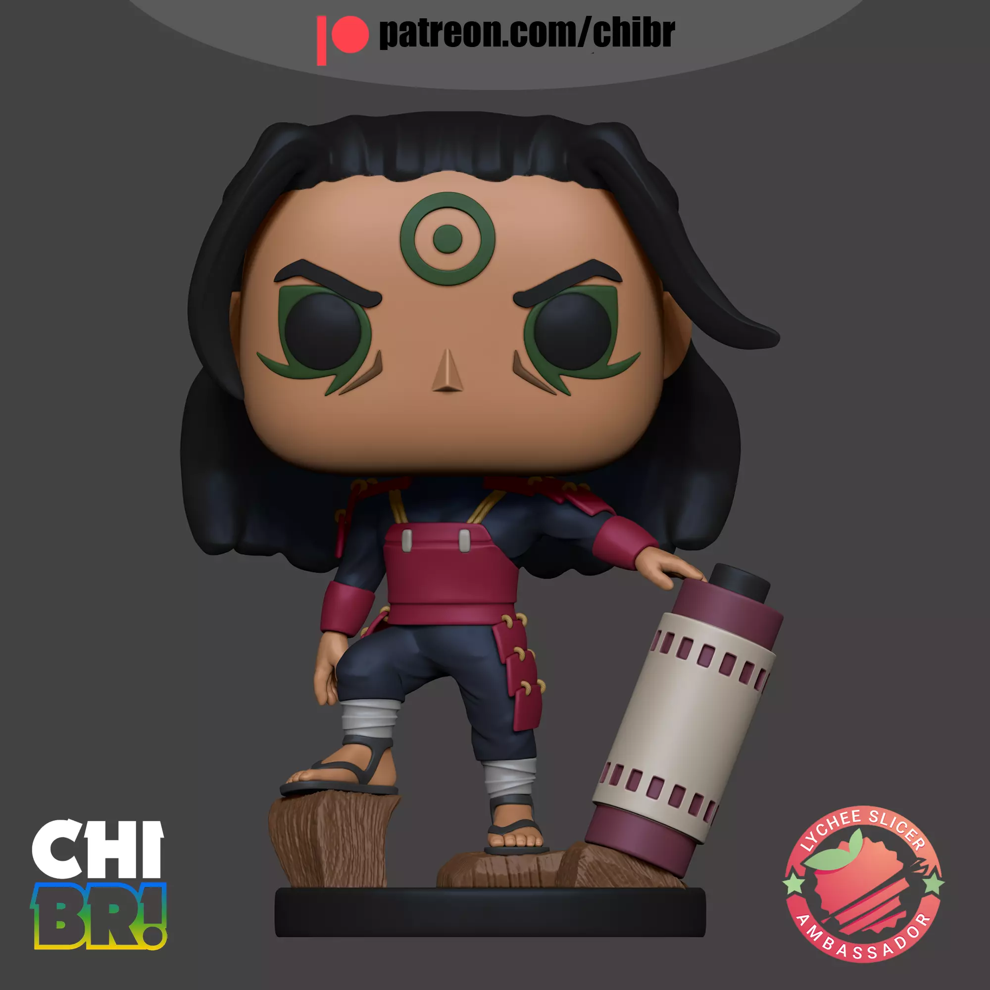 HASHIRAMA - NARUTO - FUNKO - SIMPLE BASE 3D print model_0