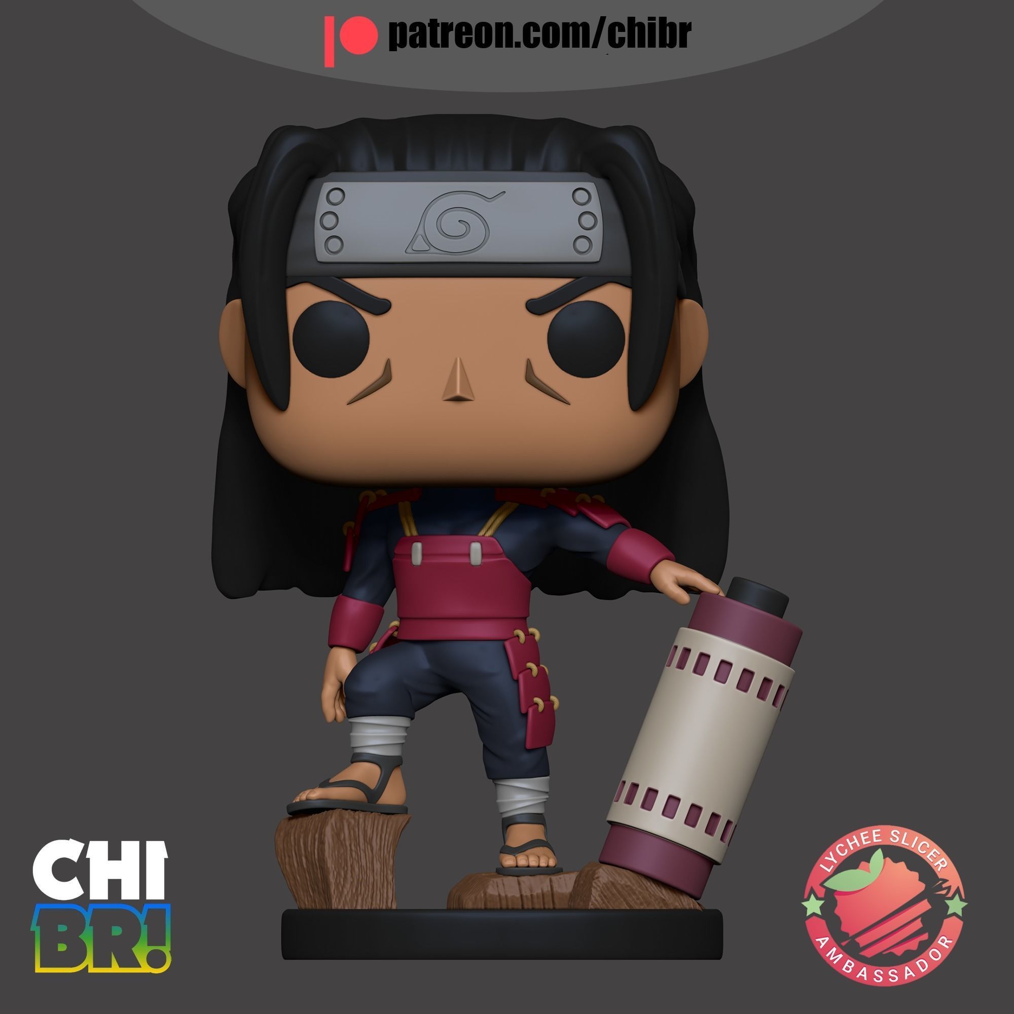 HASHIRAMA - NARUTO - FUNKO - SIMPLE BASE 3D print model_1