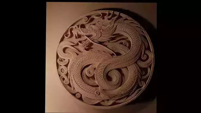The Mongolian Death Worm CNC 3d Print High Relief Sand Casting 3D print model