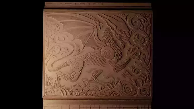 The Jersey Devil CNC 3d Print High Relief Sand Casting