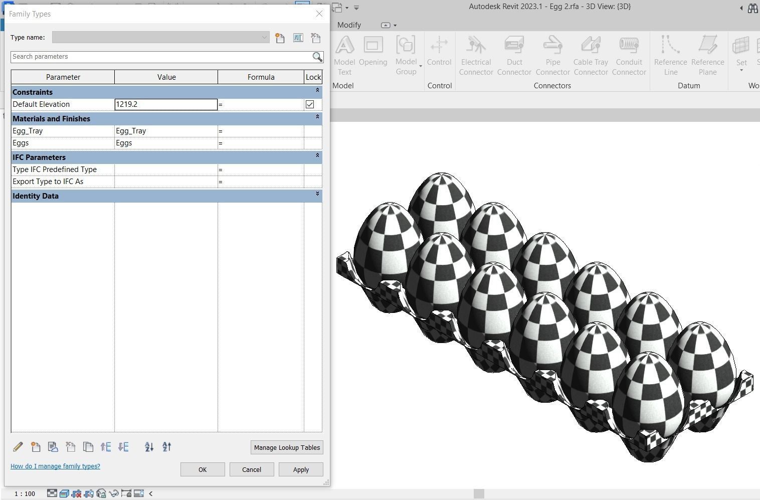 Eggs Carton Package  - 12 eggs 3D model_3
