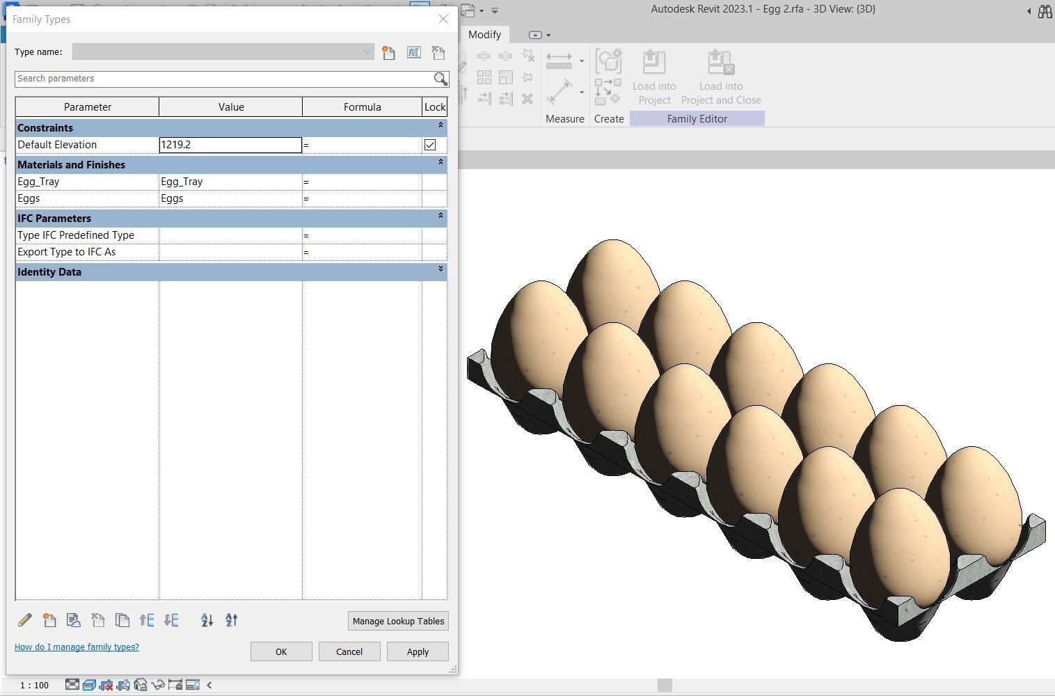 Eggs Carton Package  - 12 eggs 3D model_2