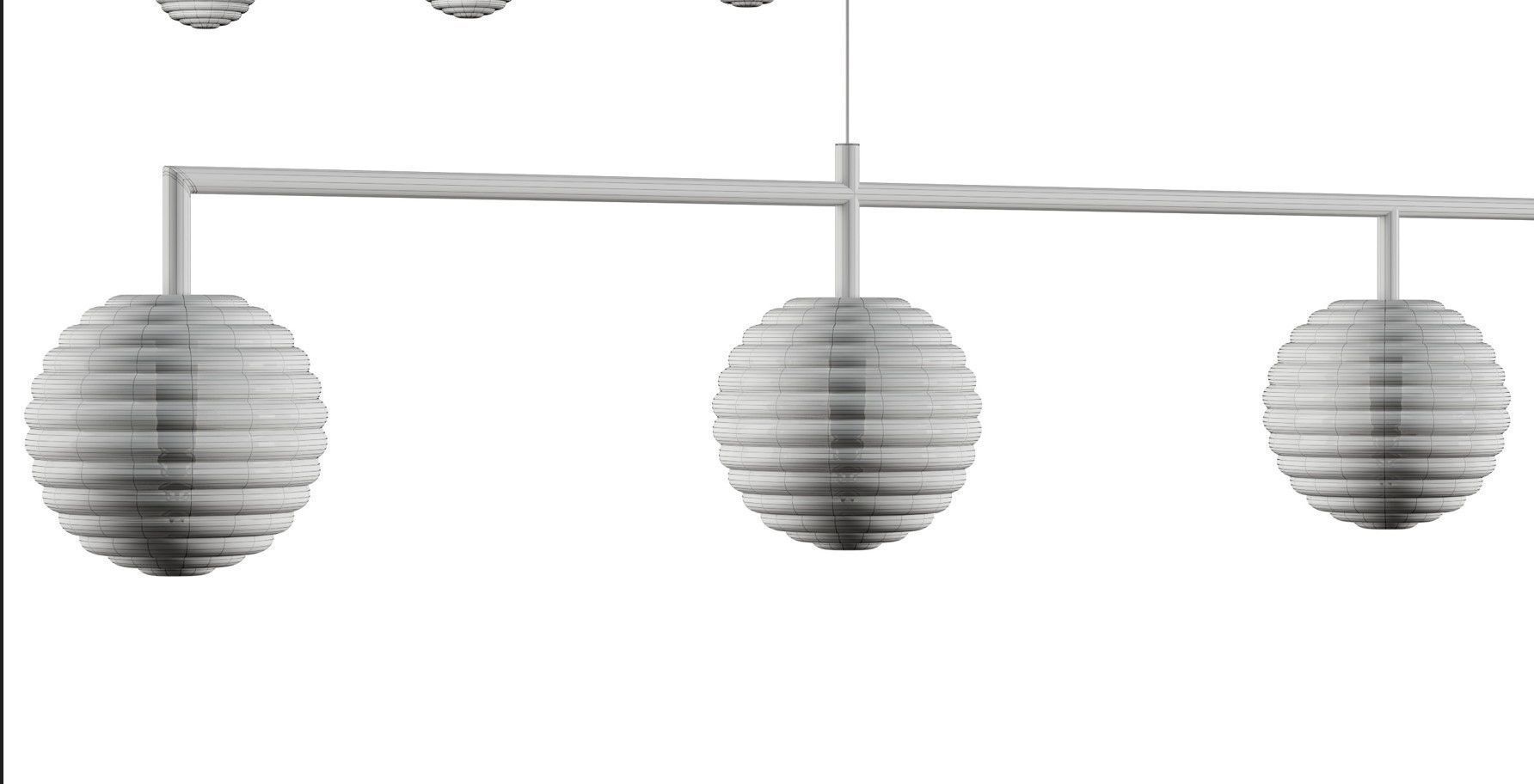 doul aromas pendant light Low-poly 3D model_7