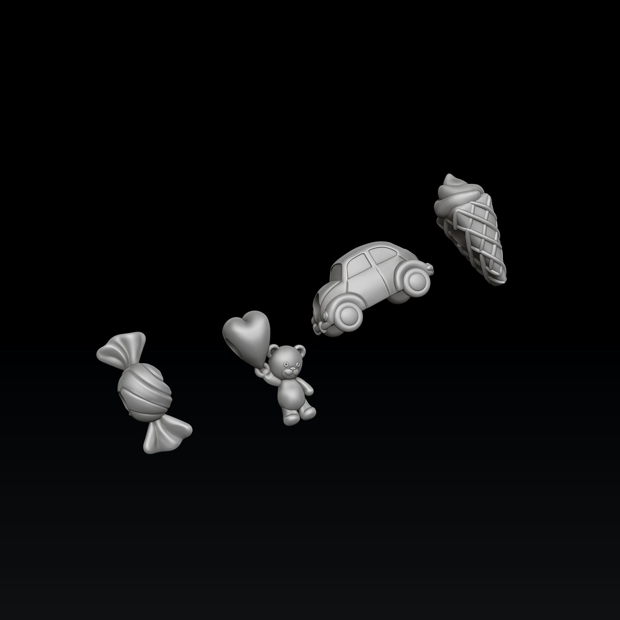 Beads For Bracelet 3D print model_1