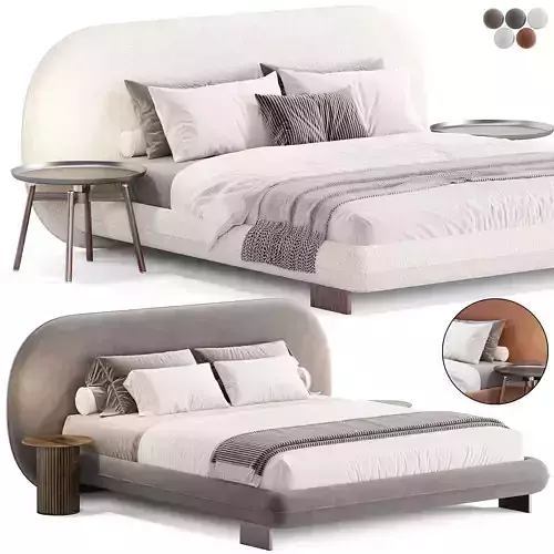 Wabi bed by Saba Italia