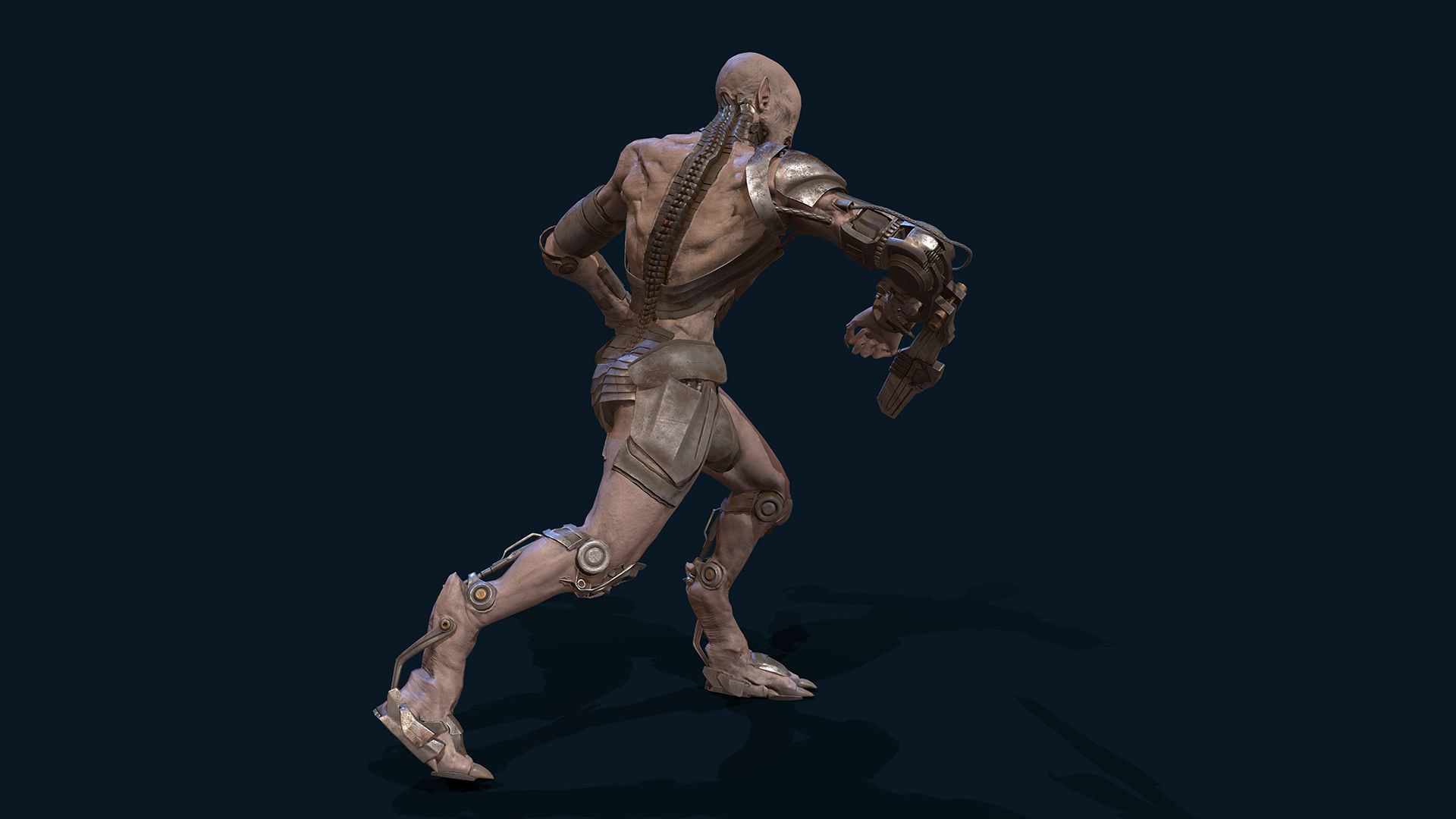 TechnoDemoness 02 Low-poly 3D model_3