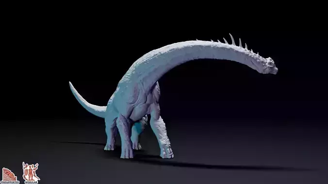 Brachiosaurus dinosaur 3D print model