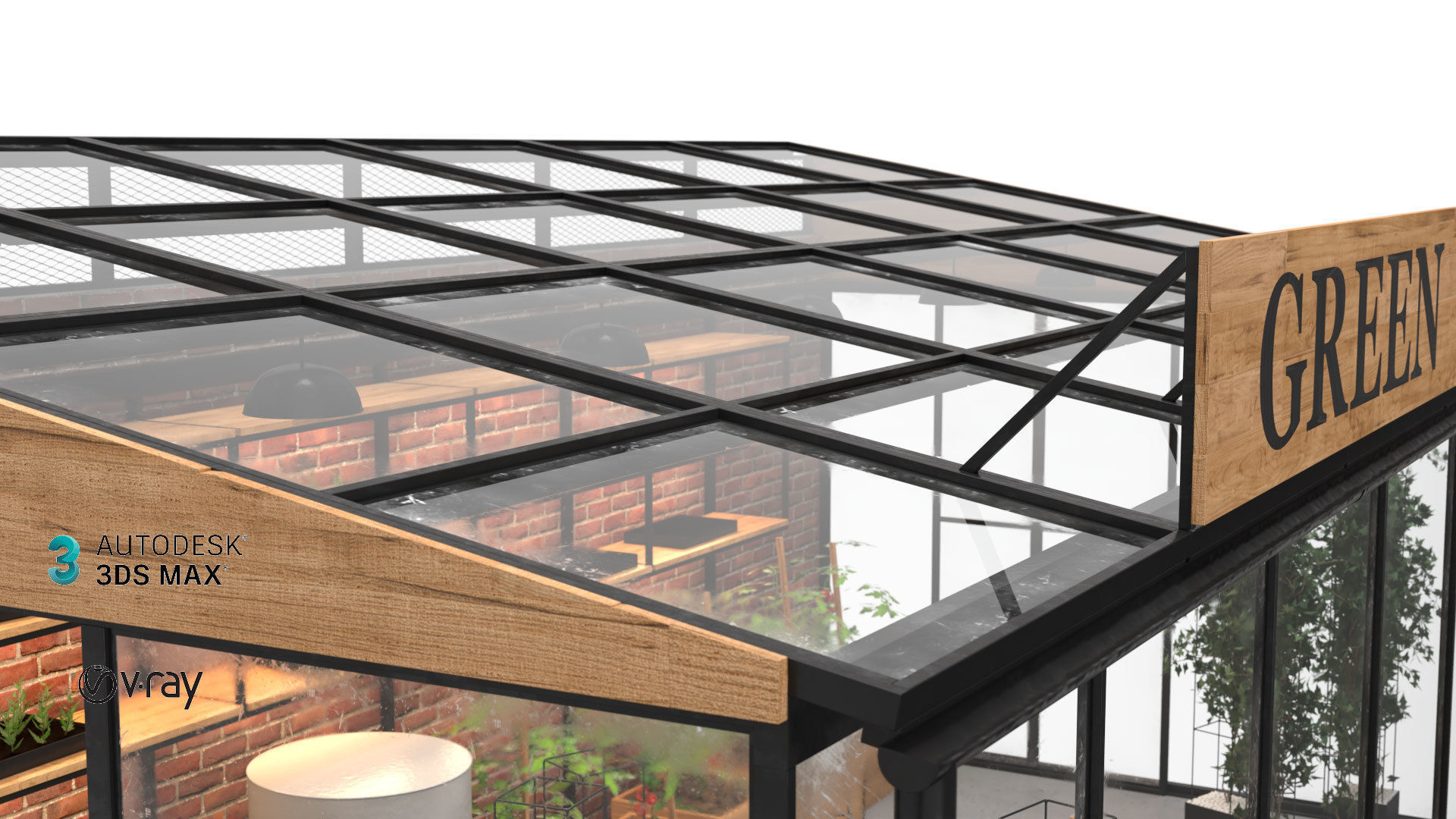 Greenhouse 3D model_4