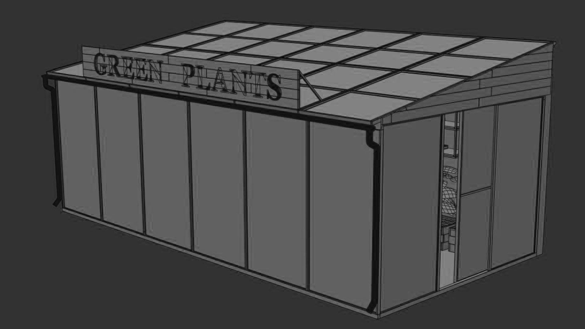 Greenhouse 3D model_16