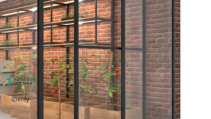 Greenhouse 3D model 7