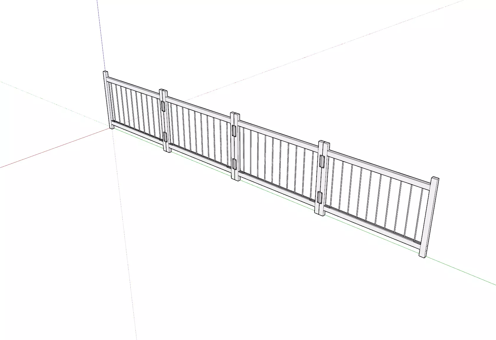 Fence Template Free 3D model